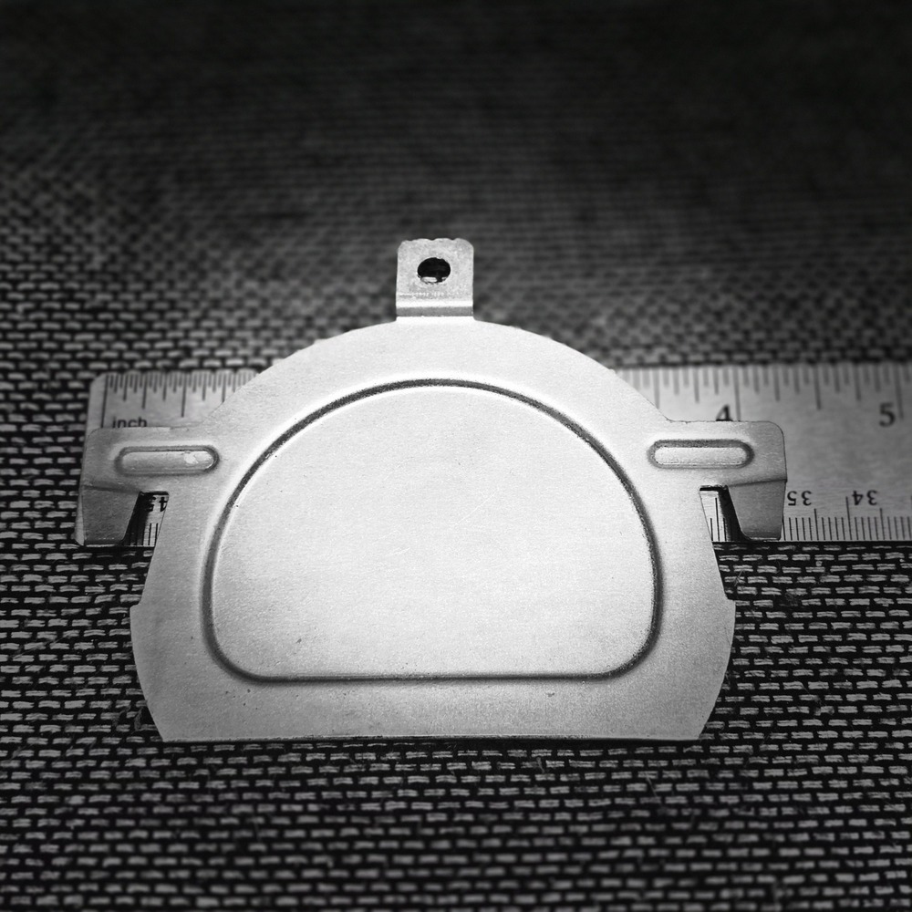GE Cover Plate Appliance Replacement Part Silver Good Industrial Metal 4.5in